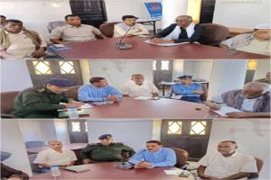 مدير عام تريم يترأس اجتماعًا موسعًا مع الجهات المختصة لتنظيم الأمن والسياحة