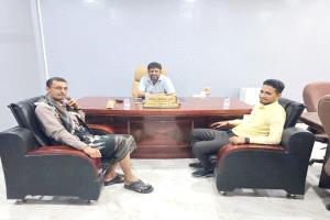 الجبواني يلتقي الكازمي والبرشاء ويشيد بجهود مبادرة شباب أبين