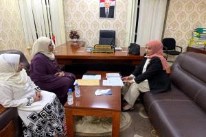 عدن .. وزيرة الشؤون القانونية تبحث مع رئيسة اللجنة الوطنية للمرأة سبل التنسيق والتعاون المشترك