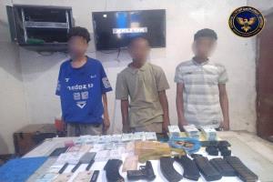 قوات الأمن بلحج تضبط عصابة إجرامية وتصادر أسلحة ومسروقات ذهبية