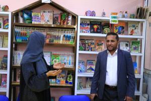 وكيل محافظة عدن لقطاع المشاريع يتفقد مكتبة مسواط للأطفال ويطلع على احتياجاتها الفنية والخدمية