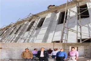 رئيس جامعة شبوة يتفقد مشروع مبنى كلية الطب بالحرم الجامعي الجديد