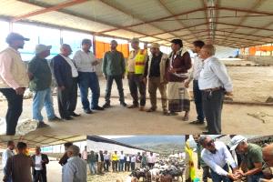 مدير عام الزراعة بــ«تعز» يطّلع على تجهيز المحجر البيطري التجميعي في مديرية المعافر