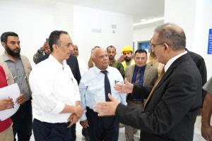 وزير الصحة يتفقد عدداً من مشاريع البنية التحتية الصحية في عدن ويؤكد أهميتها في تعزيز الخدمات الطبية