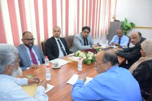 جامعة عدن تبحث تعزيز علاقات التعاون مع مؤسسة حضرموت تنمية بشرية