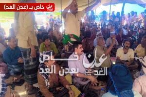 وكيل محافظة أبين يشارك في مسند قبلي بين قبيلتي آل يسلم وآل فداعره في أجواء من المحبة والأخوة