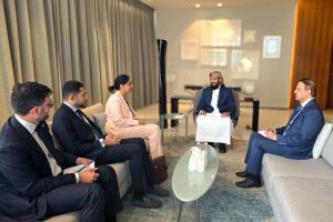 ‏المحرّمي يستقبل سفيرة بريطانيا لبحث التعاون المشترك ومستجدات العملية السياسية