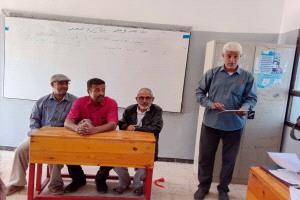 تدشين الدورة التدريبية للمعلمين لتطبيق اختبار تقييم حالة التعليم السنوية للصفوف (2-4) بمديرية جحاف