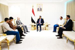 وزير الدولة القديمي يلتقي السفير الألماني لدى اليمن