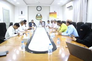 لقاء بين قيادتي مكتبي التربية والتعليم والصحة والسكان بساحل حضرموت لبحث تعزيز التعاون المشترك