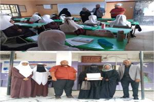 وكيل تعليم عدن ومدير تربية صيرة يزوران ثانوية باكثير