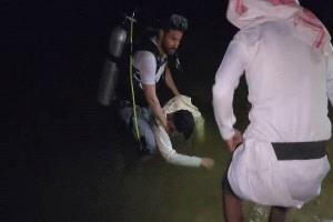 وفاة رجلين وامرأة وإنقاذ أخرى في حادثة غرق مأساوية بتحويلة سد مأرب