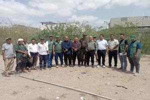 مدير عام تبن يسلم مواقع مشاريع توسعة وتأهيل ثلاث مدارس بدعم سعودي