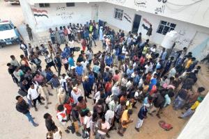 المهرة.. وصول 564 مهاجراً إثيوبياً إلى مديرية شحن