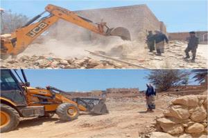 حملة لإزالة المباني العشوائية والمخالفات في حديبوه