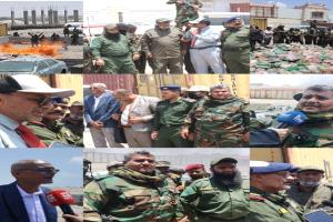 النيابة الجزائية المتخصصة تتلف كميات كبيرة من المخدرات