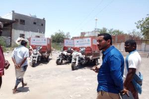 بدعم أوروبي.. صندوق النظافة بلحج يعزّز قدراته بثلاث عربات حديثة لرفع المخلفات من المنازل