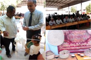 مدير عام تربية أبين يفتتح المعرض العلمي السنوي بمدرسة أبناء الفلاحين للبنات بخنفر