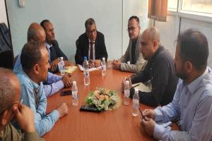 الفقيه يبحث مع ممثلي اليونيسيف ملفات الحماية والتغذية والطوارئ في تعز