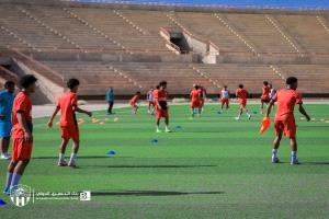 شعب حضرموت يختتم تحضيراته لمباراته الثانية في معسكر وادي حضرموت