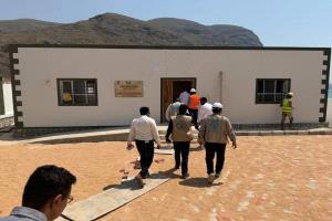 وفد الفاو ينفذ زيارة ميدانية لمتابعة مشروع إعادة تأهيل مراكز الإنزال السمكي في حوف