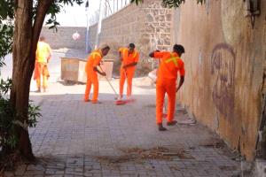 تدشين حملة نظافة شاملة في مديرية المعلا