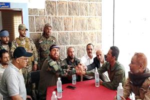 الحصين تشهد عملية تسليم وإستلام بين مديرا شرطة المديرية السلف والخلف