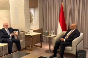 عضو مجلس القيادة طارق صالح يلتقي السفير الألماني