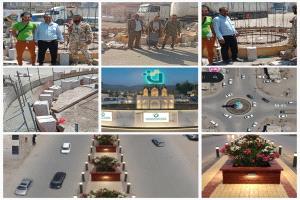 مدير عام قعطبة بكر الشاعري يتفقد عمل مشروع جولة بنك تمكين في سهدة بمدينة قعطبة