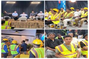 بعثة كلية المجتمع بسيئون تزور مؤسسة مدارات ضمن برنامج ميداني لطلاب الطاقة المتجددة بساحل حضرموت