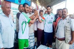 نادي العر يتغلب على الحسيني في احتفالية كروية بعدن