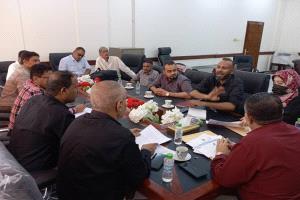 اجتماع مشترك لتعزيز التعاون بين صندوق النظافة ومركز تنمية الإيرادات في عدن