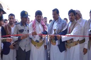 وكيل محافظة مأرب يفتتح مشروعاً استثمارياً بكلفة مليون دولار امريكي