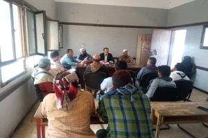 المكتب التنفيذي بمديرية كرش القبيطة يعقد اجتماع دورته الثالثة