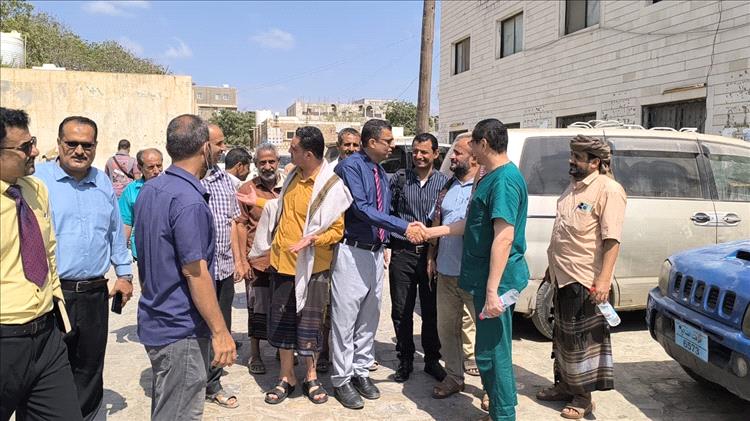 زيارة ميدانية لمدير صحة لحج إلى مستشفى ردفان العام للاطلاع على مستوى الخدمات الصحية 