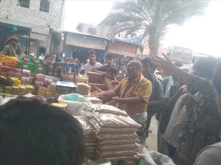 مكتب الأشغال العامة يقوم بحملة شاملة لتنظيم الاسواق بجعار