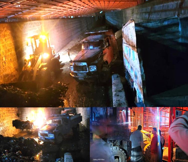 تعز.. تدشين حملة شاملة لرفع مخلفات القمامة والأتربة من سائلة وادي المدام