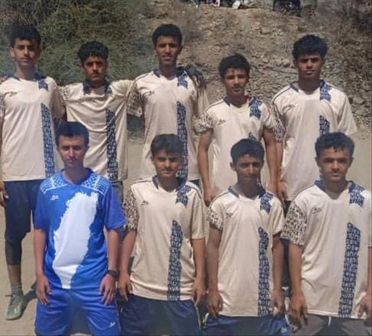 سنة ثانية 2 يخطف الفوز على فريق سنة أولى 2 بدوري ثانوية رخمة بيافع رخمة