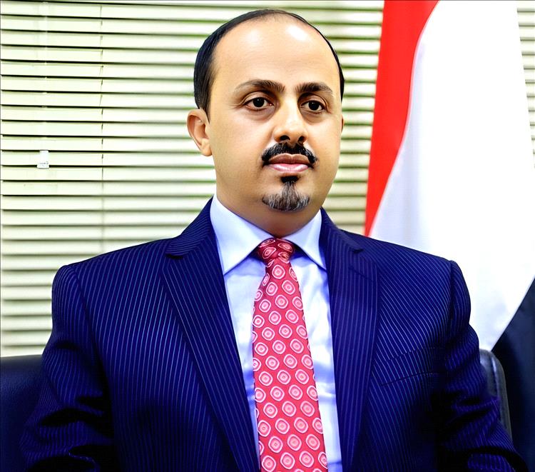 مدير عام مكتب وكالة الأنباء اليمنية (سبأ) بلحج (أ/ عيدروس زكي السَّقَّاف) يهنئ (أ/ معمَّر مطهَّر الإرياني) بإعادة تعيينه وزيراً للإعلام