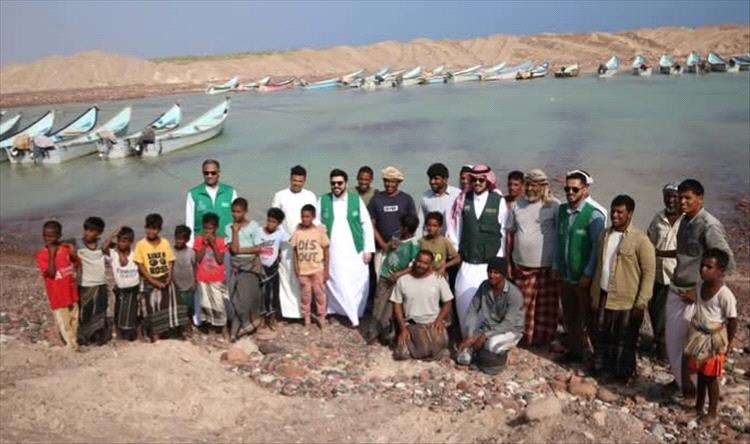 البرنامج السعودي .. يعيد تأهيل مواقع الصيادين في جزيرة سقطرى