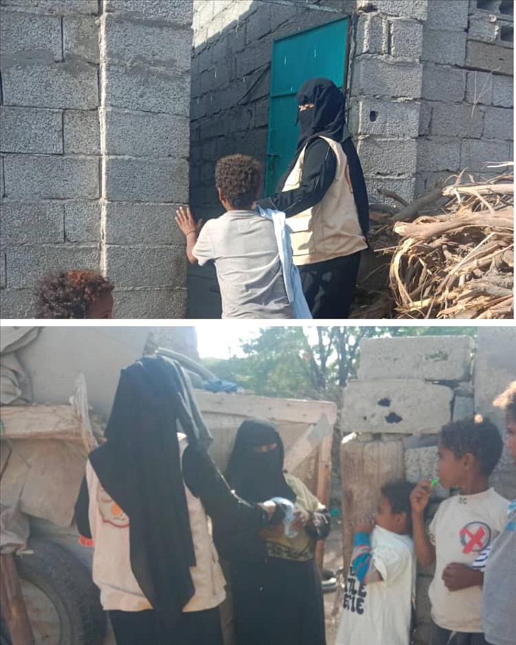 جمعية التراحم تنفذ حملة توزيع ملابس للأسر المتعففة بدعم من اتحاد الجمعيات والمؤسسات التنموية