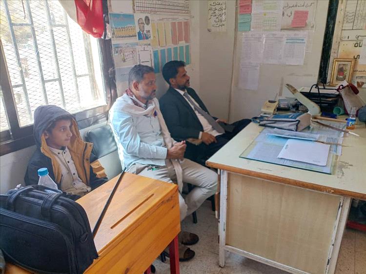 التوجيه التربوي بالمفلحي يزور مدرسة معاذ بن جبل وخديجة للبنات للتعليم الأساسي والثانوي الدهارش