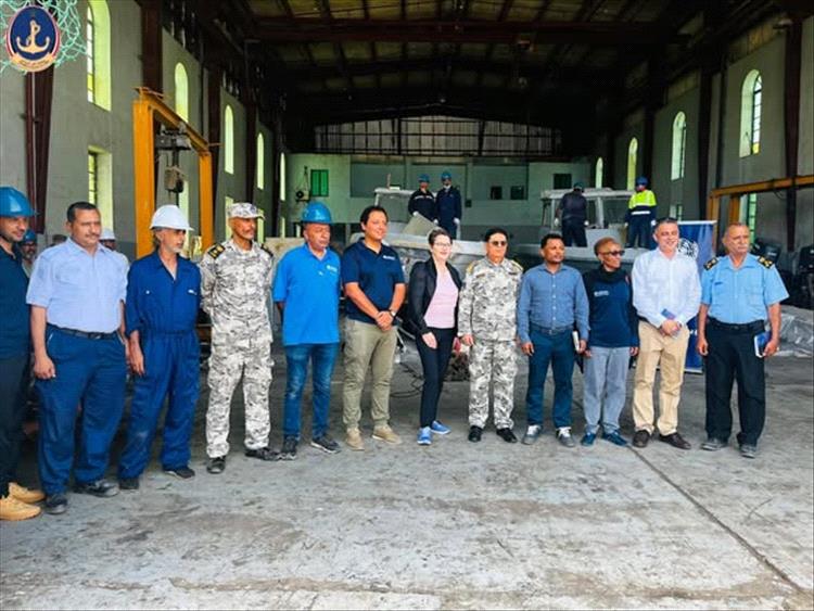 خفر السواحل تستقبل وفداً رفيع المستوى من الأمم المتحدة لتعزيز الأمن البحري