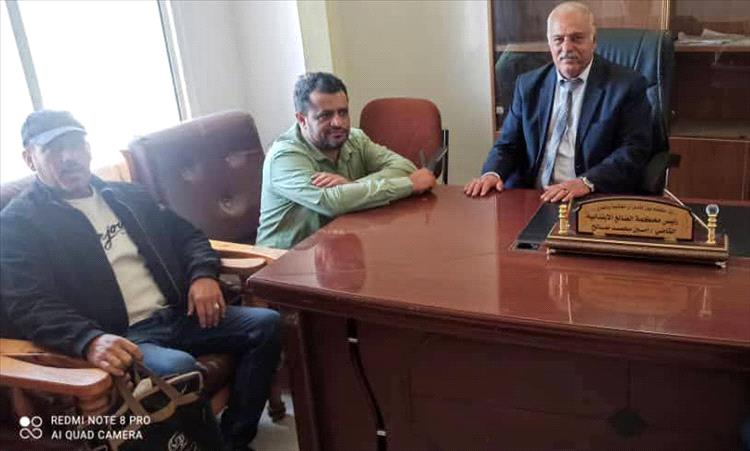 رئيس محكمة استئناف الضالع يتفقد سير العمل في محكمة الضالع الابتدائية