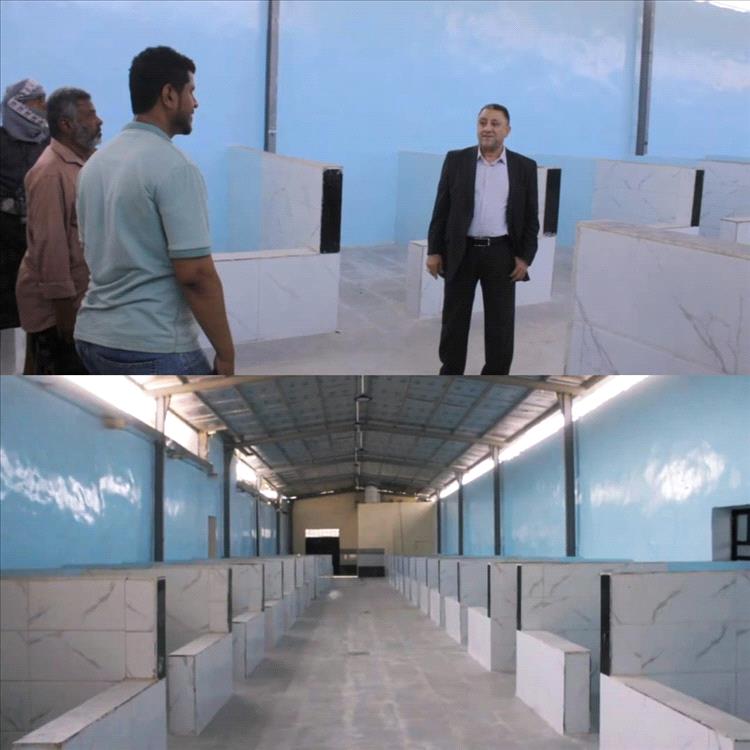 الأمين العام للمجلس المحلي بمحافظة أبين يتفقد التشطيبات النهائية لأعمال ترميم وتأهيل السوق العام للخضار والفاكهة بزنجبار