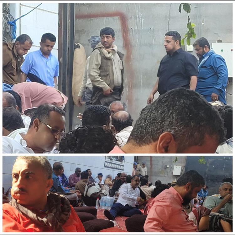 شخصيات اجتماعية وقيادات عسكرية وأمنية يقدمون واجب العزاء بوفاة العميد علي الخضر الرهوة