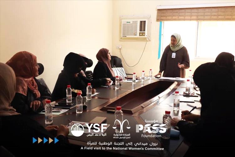 اللجنة الوطنية للمرأة تبحث مع مؤسسة PASS سبل رسم سياسات لتعزيز وصول القياديات للعدالة