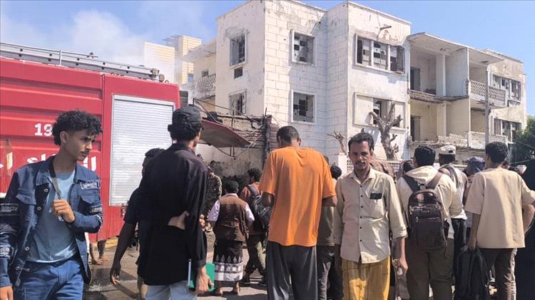 نشوب حريق في مغسلة بخور مكسر 