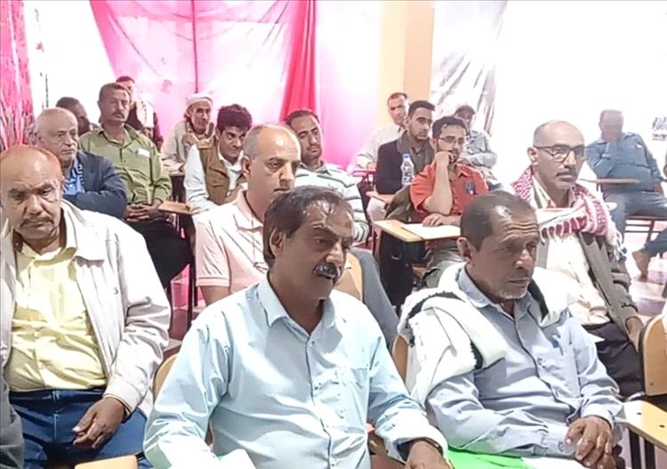 تعز.. ورشة توعوية حول الحوض المائي في المواسط والصلو