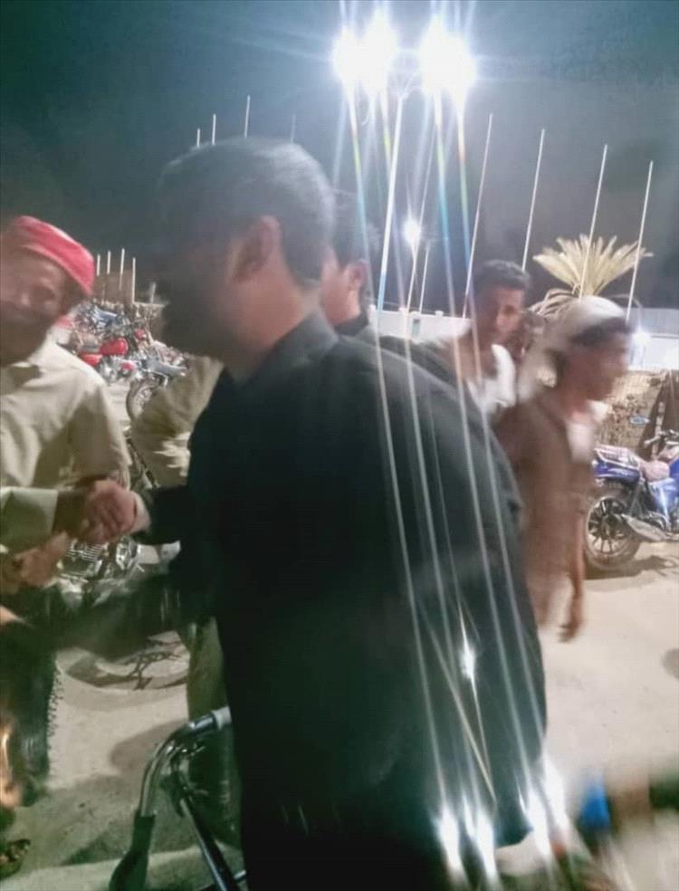 مكتب مؤتمر حضرموت الجامع بأرياف المكلا يحتفي بعودة الجريح البطل "باقراضه" من رحلته العلاجية